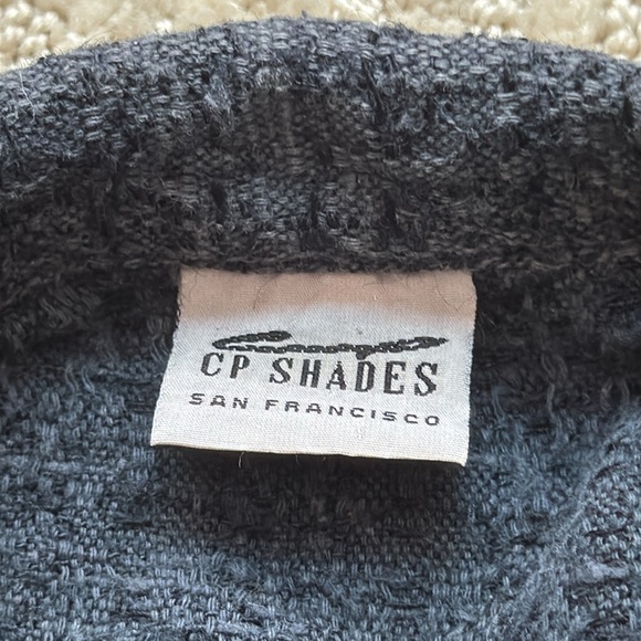 CP Shades | Button Up Shirt Jacket Shacket with Four Pockets in Navy Blue | Sz M - Picture 4 of 5